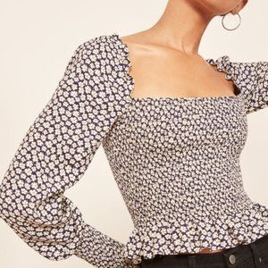 Reformation francis smocked top